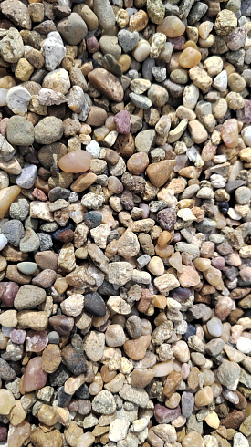 Kamenclub.ru: Галька окат (серо-желтая) фр.5-10 мм. купить  в Пензе галька речная рыжий, желтый, рыжий, серо-желтый речная окатанная галька декоративная 5000 руб/т   фото КАМЕНЬ КЛУБ