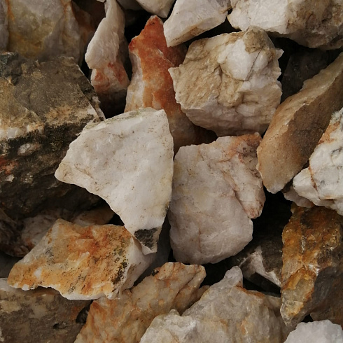 фото Кварц ( фр. 70-100 мм)  купить в Пензе в интернет-портале КАМЕНЬ КЛУБ