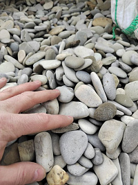 Галька черноморская фр. 40-70 мм.  купить в Пензе фото Камень Клуб