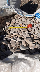 Галька каспийская фр. 40-70 мм.  купить в Пензе фото Камень Клуб