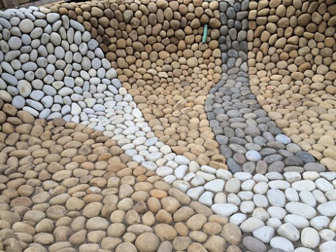 Kamenclub.ru: Песчаник ядра, фр. 100-300 мм  купить в Пензе песчаник бежевый серый рыжий речная галька 5 000 руб/т   фото КАМЕНЬ КЛУБ