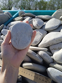 Галька черноморская фр. 100-150 мм.  купить в Пензе фото Камень Клуб