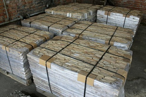 Kamenclub.ru: Песчаник (лапша) art PSG-3-01  купить в Пензе    2300 руб/кв.м   фото КАМЕНЬ КЛУБ