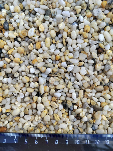 фото Галька крымская жемчужная фр. 3-5 мм. купить в Пензе  в интернет-портале КАМЕНЬ КЛУБ