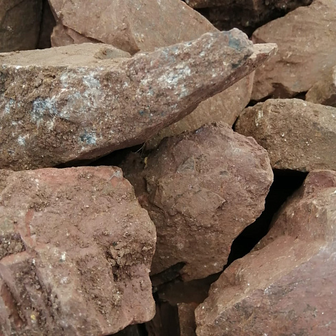 фото Яшма красная  (фр. 70-100 мм)  купить в Пензе в интернет-портале КАМЕНЬ КЛУБ