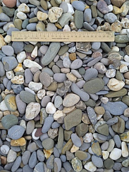 Галька Крымский берег МИКС фр. 20-40 мм.  купить в Пензе фото Камень Клуб