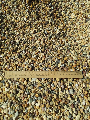 Kamenclub.ru: Галька окат (серо-желтая) фр.5-10 мм. купить  в Пензе галька речная рыжий, желтый, рыжий, серо-желтый речная окатанная галька декоративная 5000 руб/т   фото КАМЕНЬ КЛУБ