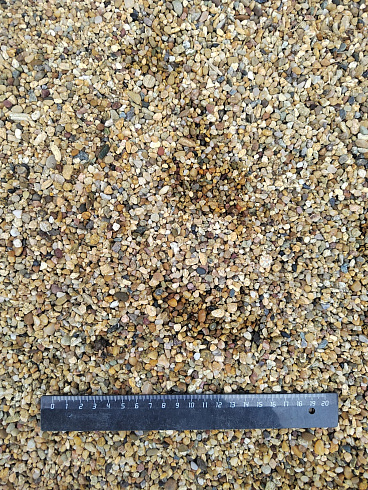 Галька речная окат (рыжая) фр.3-5 мм купить в Пензе 