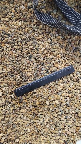 Kamenclub.ru: Галька окат (серо-желтая) фр.5-10 мм. купить  в Пензе галька речная рыжий, желтый, рыжий, серо-желтый речная окатанная галька декоративная 5000 руб/т   фото КАМЕНЬ КЛУБ