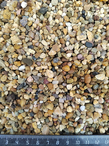 Галька речная окат (рыжая) фр.3-5 мм купить в Пензе 