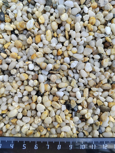 фото Галька крымская жемчужная фр. 3-5 мм. купить в Пензе  в интернет-портале КАМЕНЬ КЛУБ