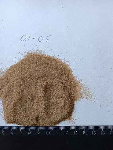 Кварцевый песок для площадок фр. 0,1-0,5 мм.  купить в Пензе фото Камень Клуб