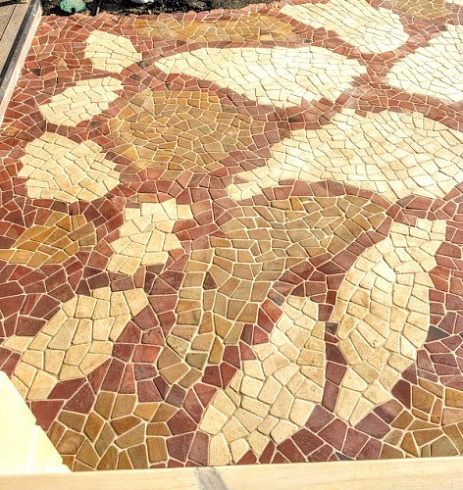 Kamenclub.ru: Песчаник брусчатка (Готика) art PSK-L-01  купить в Пензе    2600 руб/кв.м    фото КАМЕНЬ КЛУБ