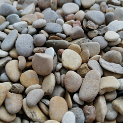 Галька каспийская фр. 3-10 мм.  купить в Пензе фото Камень Клуб