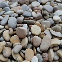 Галька каспийская фр. 3-10 мм.  купить в Пензе фото Камень Клуб