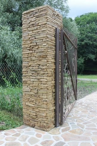 Kamenclub.ru: Песчаник (хворост) art PSG-5-06  купить в Пензе    1 900 руб/кв.м   фото КАМЕНЬ КЛУБ