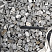 Kamenclub.ru: Щебень галтованный черный (мрамор) фр.40-70 мм.  купить в Пензе мрамор черный с белыми прожилками, черный, белый щебень галтованный округлый 13500 руб/т   фото КАМЕНЬ КЛУБ