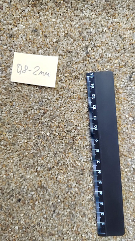 Кварцевый песок для площадок фр. 0,8 - 2 мм.  купить в Пензе фото Камень Клуб