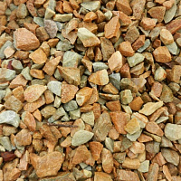 Kamenclub.ru: Щебень крошка желтый (ЗЛАТОЛИТ) фр. 10-20 мм.  купить в Пензе златолит бежевый, золотистый, желтый каменная декоративная крошка щебня златолита 10800 руб/т   фото КАМЕНЬ КЛУБ